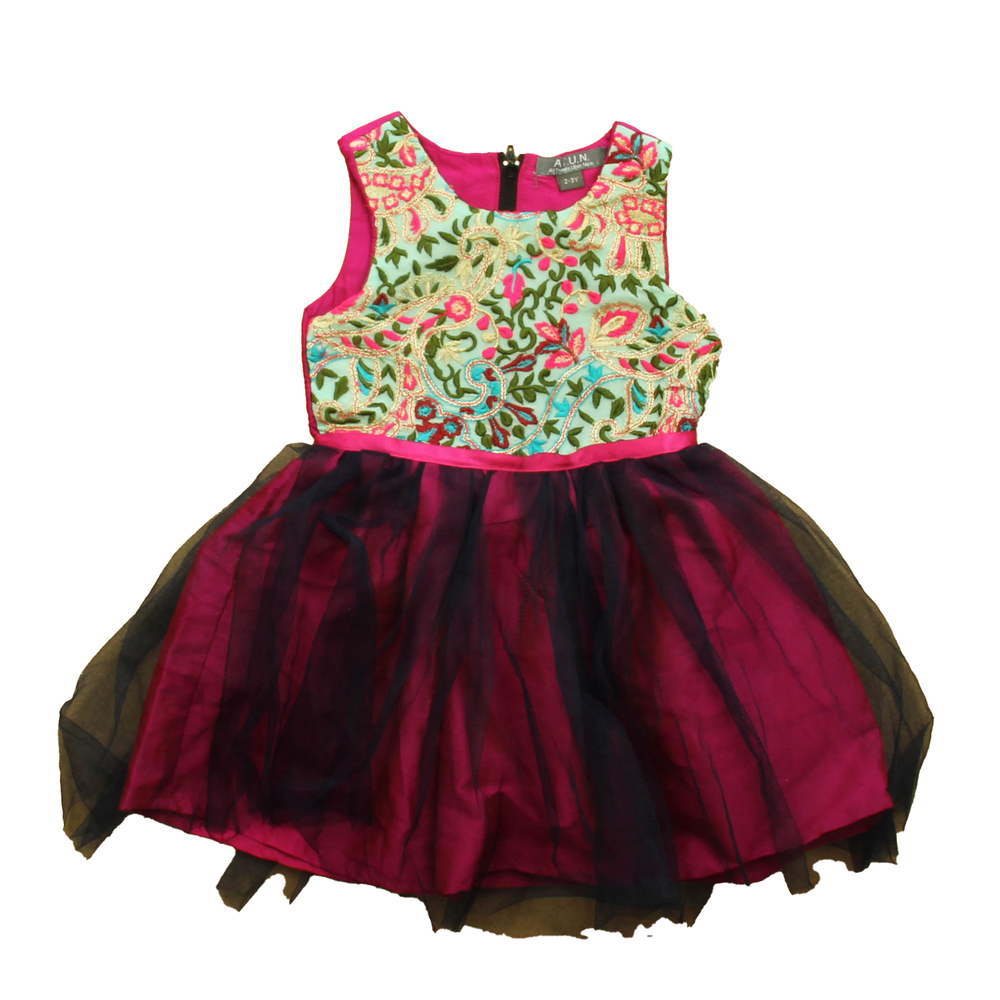 ATUN Girls Blue | Purple Dress size: 2-3T